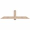 Ekena Millwork Eugene Smooth Timber Gable Bracket, Douglas Fir, 72"W x 21"H x 5 1/2"D x 5 1/2"F, 7/12 Pitch GBW072X21X0606EUG00SDF - alternate 1